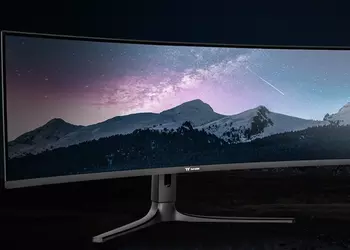 Thermaltake представила огромный ультраширокоформатный монитор TGM‑V49CDQ с соотношением сторон 32:9