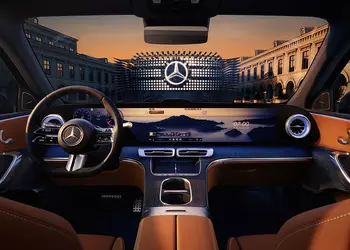 Новый GLC EV: Mercedes показал свой самый крупный сенсорный экран