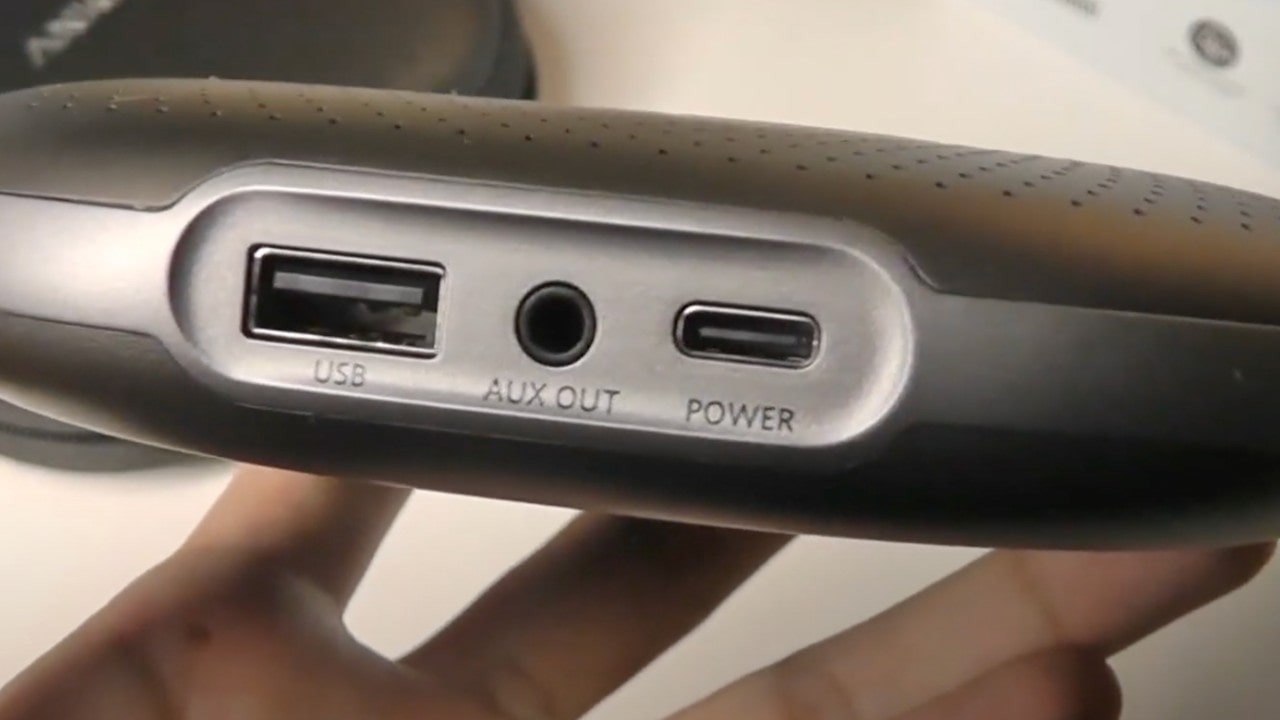 Anker PowerConf omnidirectional microphone for conference room
