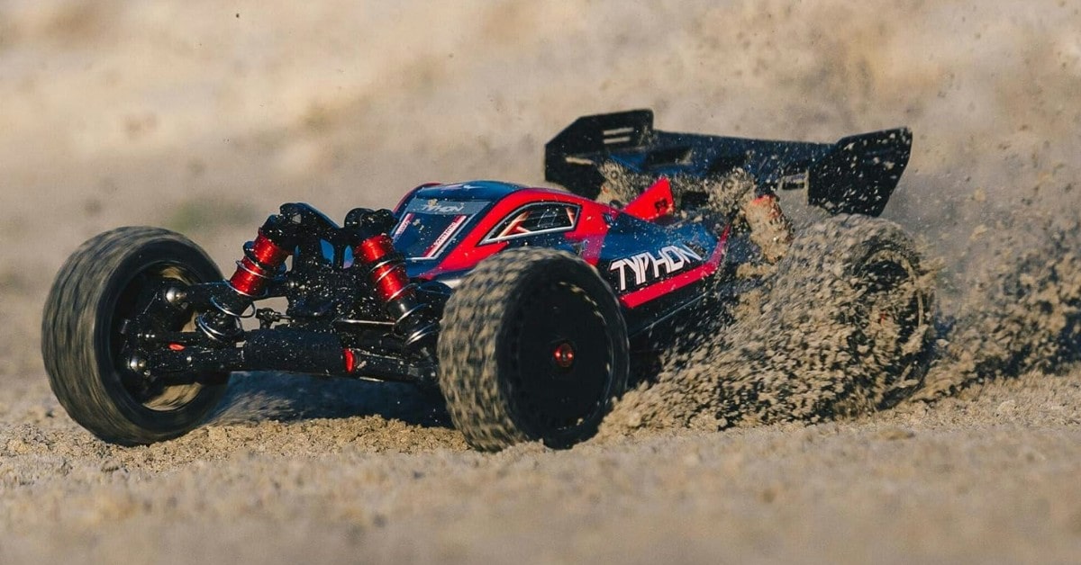 1:8 ARRMA Typhon voiture rc course