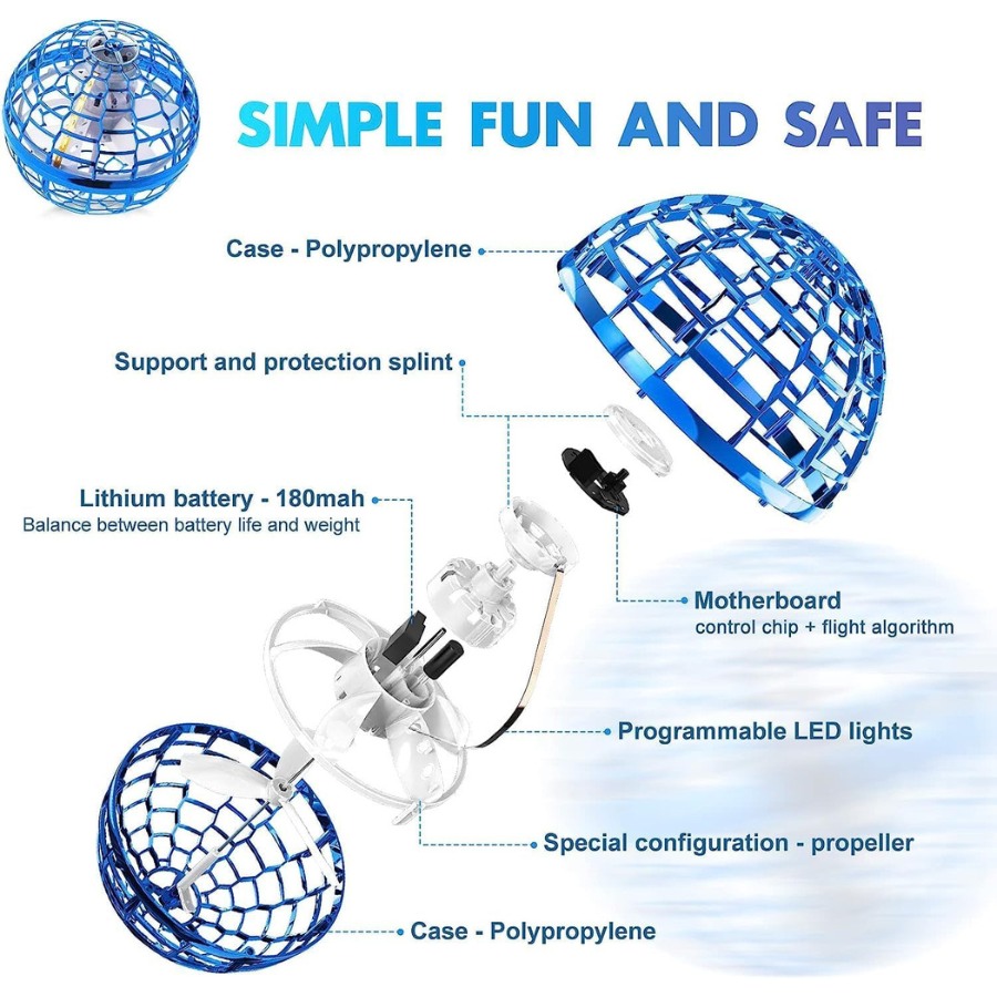MERRYHOME Flying Orb Ball Toy