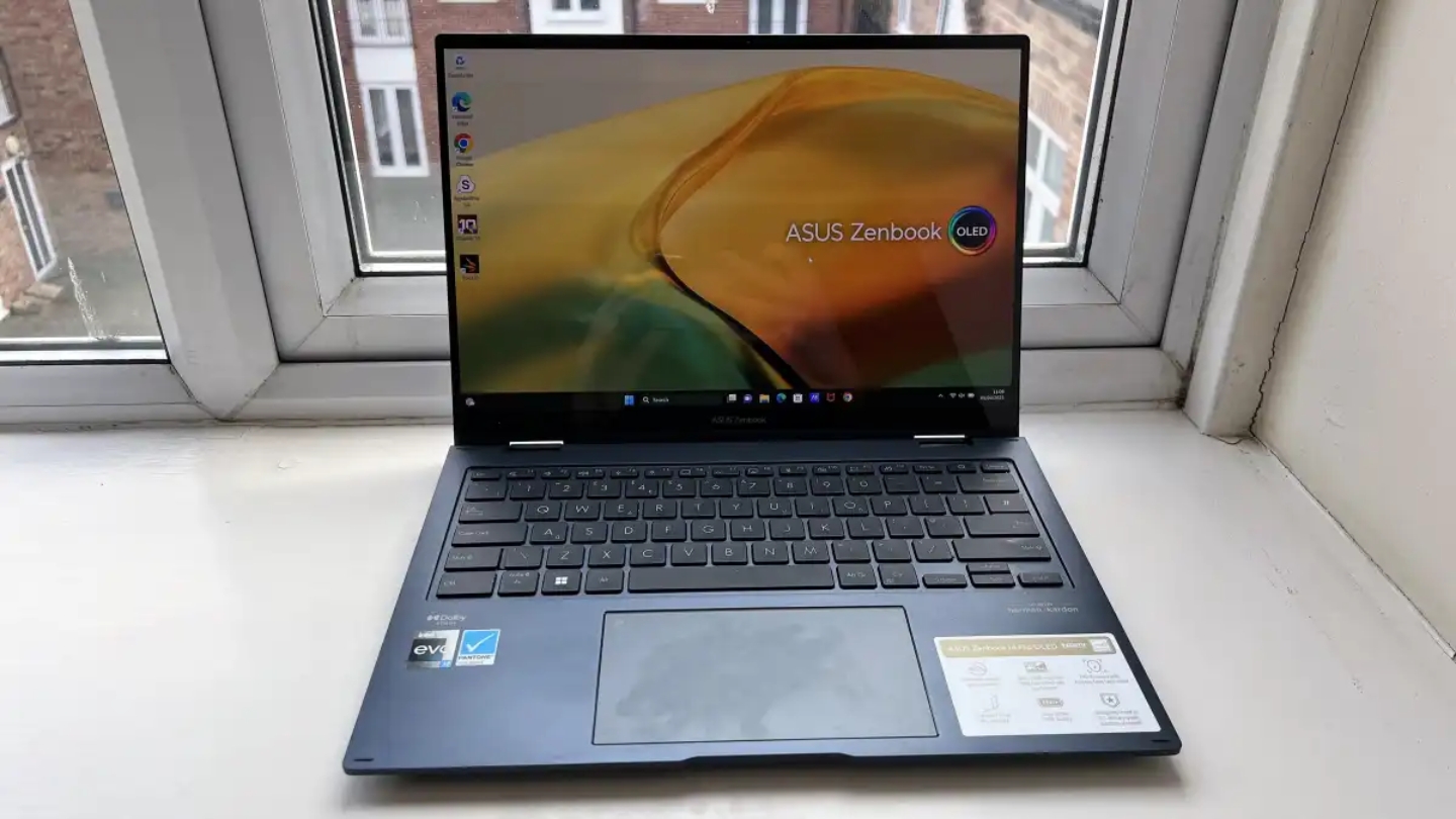 ASUS Zenbook 14 Flip OLED touchscreen laptop pen input