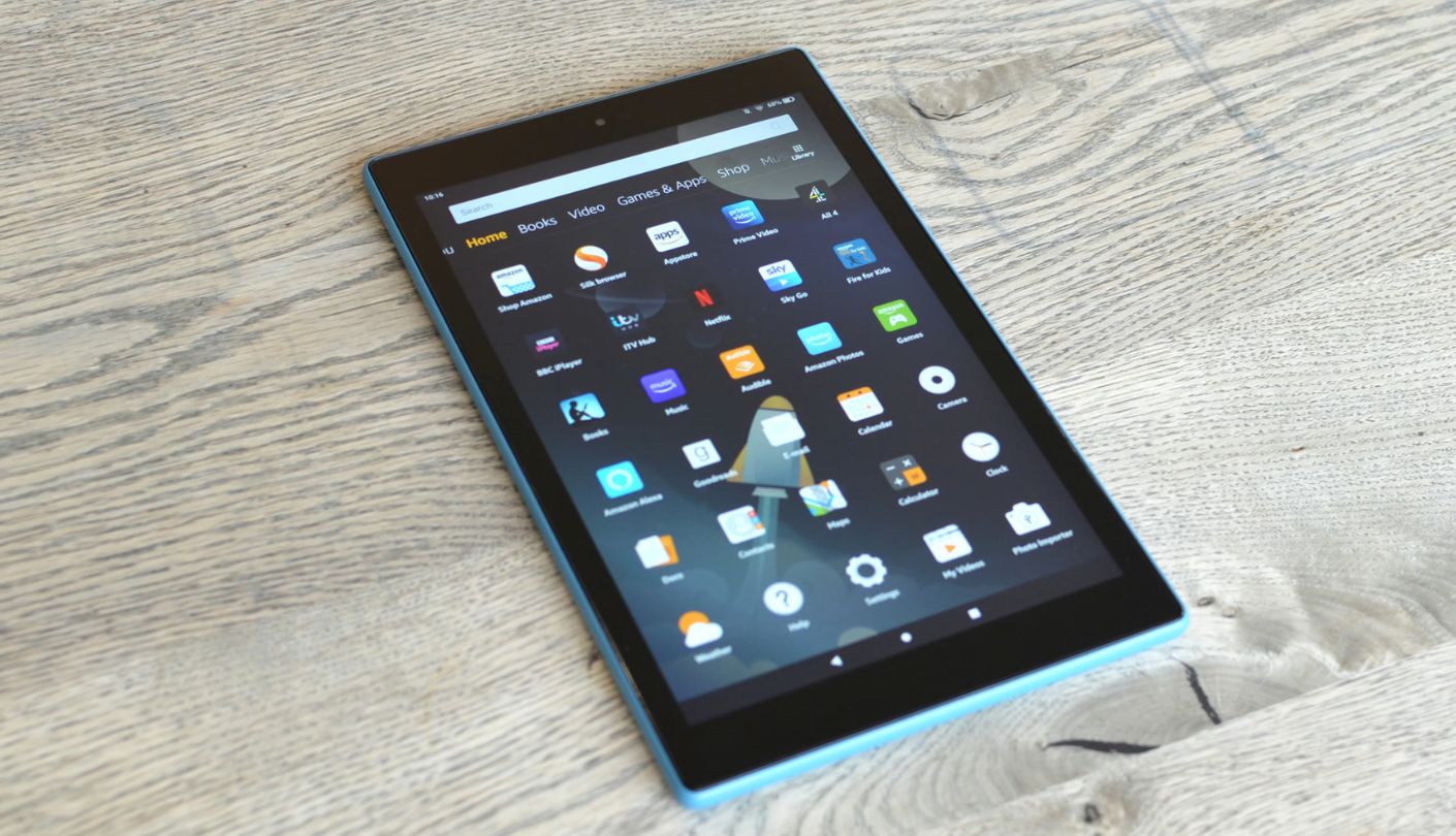 Amazon Fire HD 10 large screen tablet for seniors
