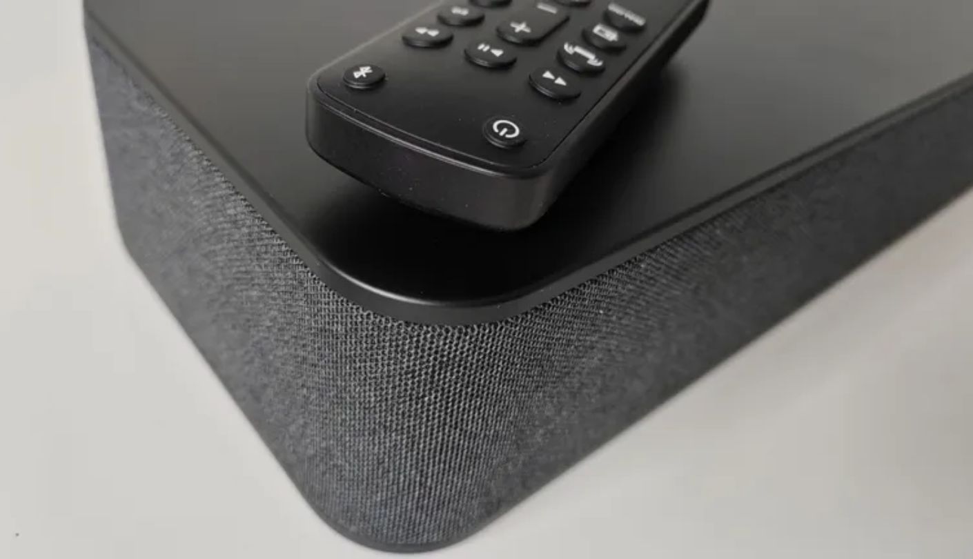 Amazon Fire TV Soundbar Plus space-saving soundbar
