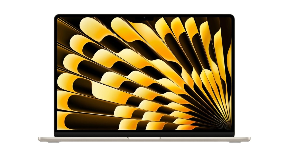 Apple 2024 MacBook Air 15-inch Laptop for podcasting