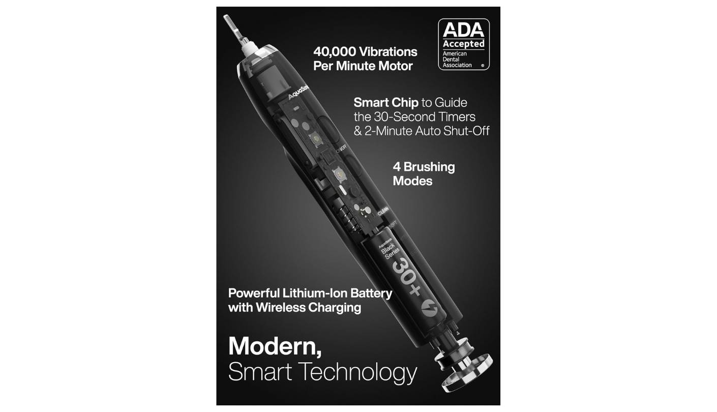 AquaSonic Black Series Ultra Whitening electric toothbrush for the money