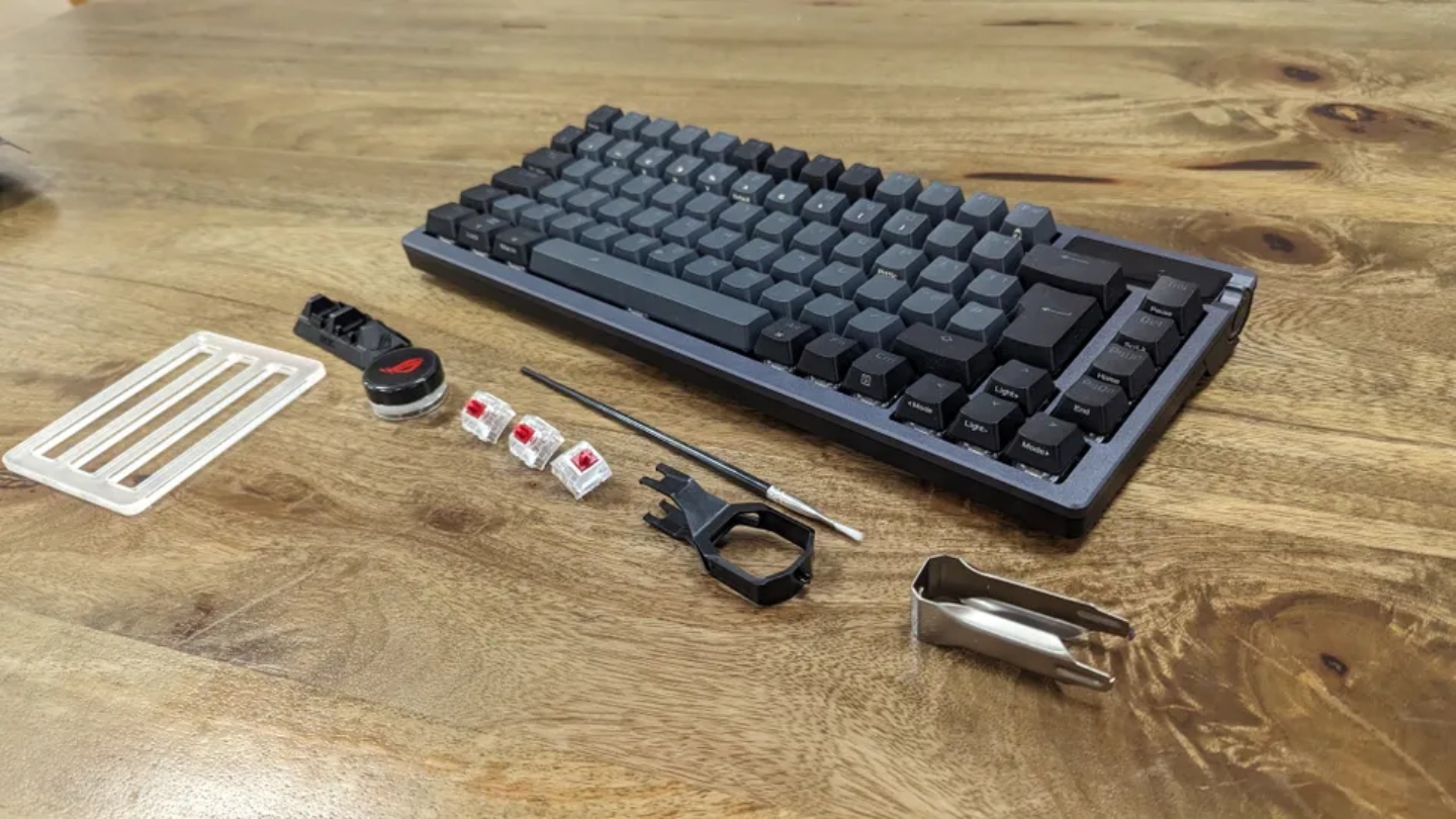 ASUS ROG Azoth top gaming keyboard wireless