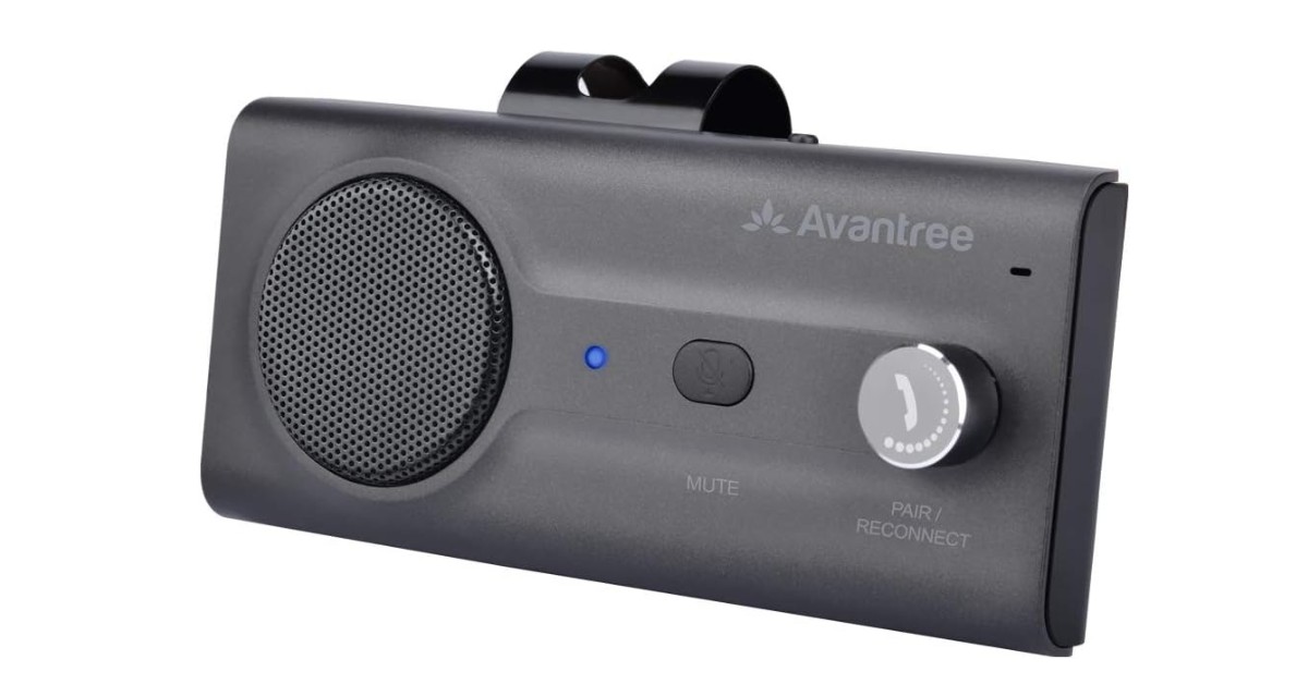 Kit mains libres Bluetooth 5.0 pour voiture Avantree CK11