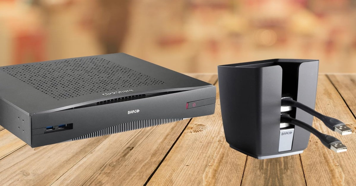 Barco ClickShare CSE-800 meeting room wireless presentation system