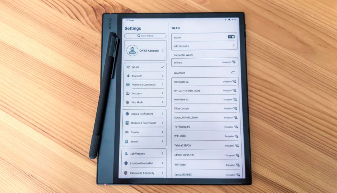 BOOX Note Air 5 C tablet for annotating PDFs