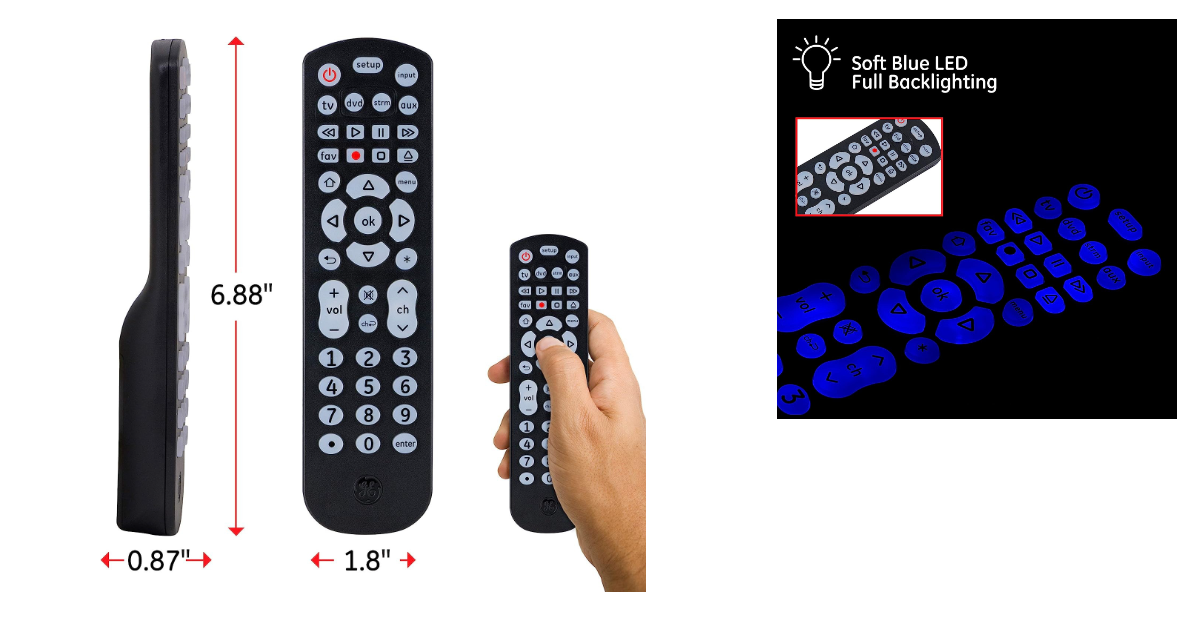 GE télécommande universelle pour smart tv vizio