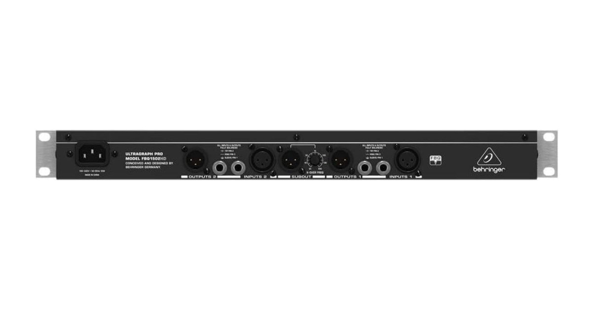 Behringer Ultragraph Pro FBQ1502HD 15-Band Stereo Graphic EQ 