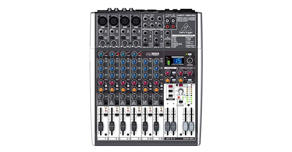 Behringer Xenyx X1204USB small mixer for home studio
