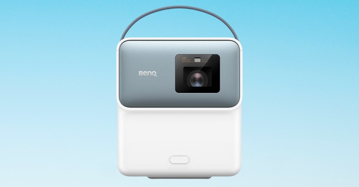 BenQ GP100A projector for campervan