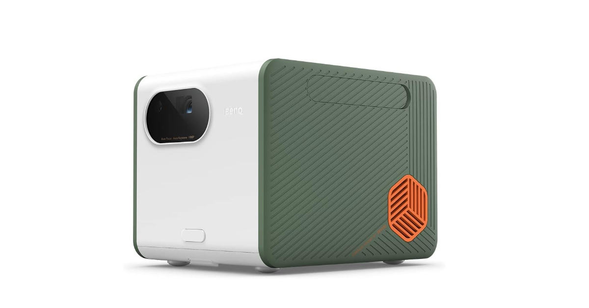 BenQ GS50 projector for garage door