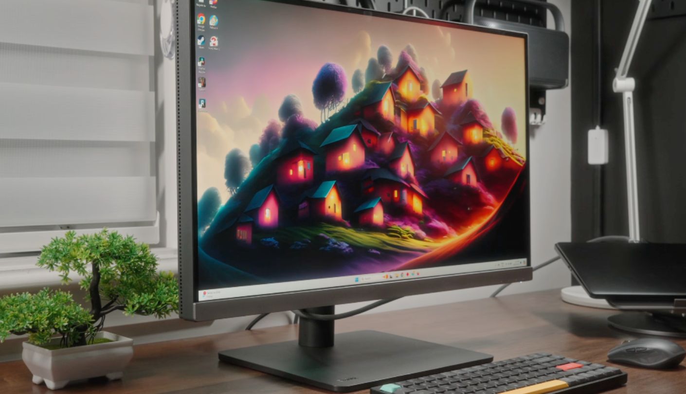 BenQ PD2706U dual screen monitor setup
