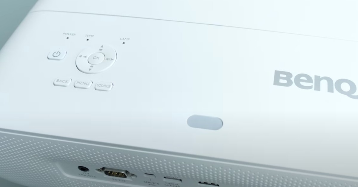 BenQ TK850 projector for basement home theater