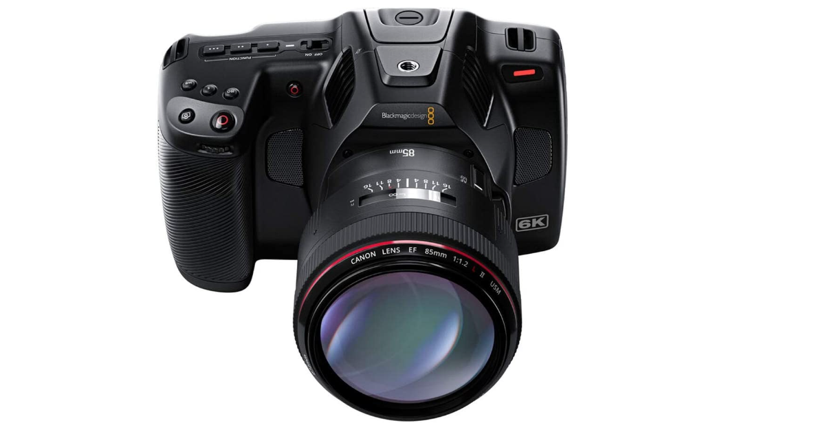 Blackmagic Design Pocket Cinema Camera 6K video camera for interview