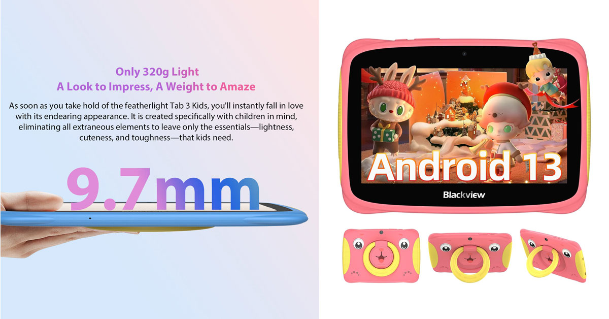 Blackview Tab 3 Kids tablette pour enfant de 7 ans