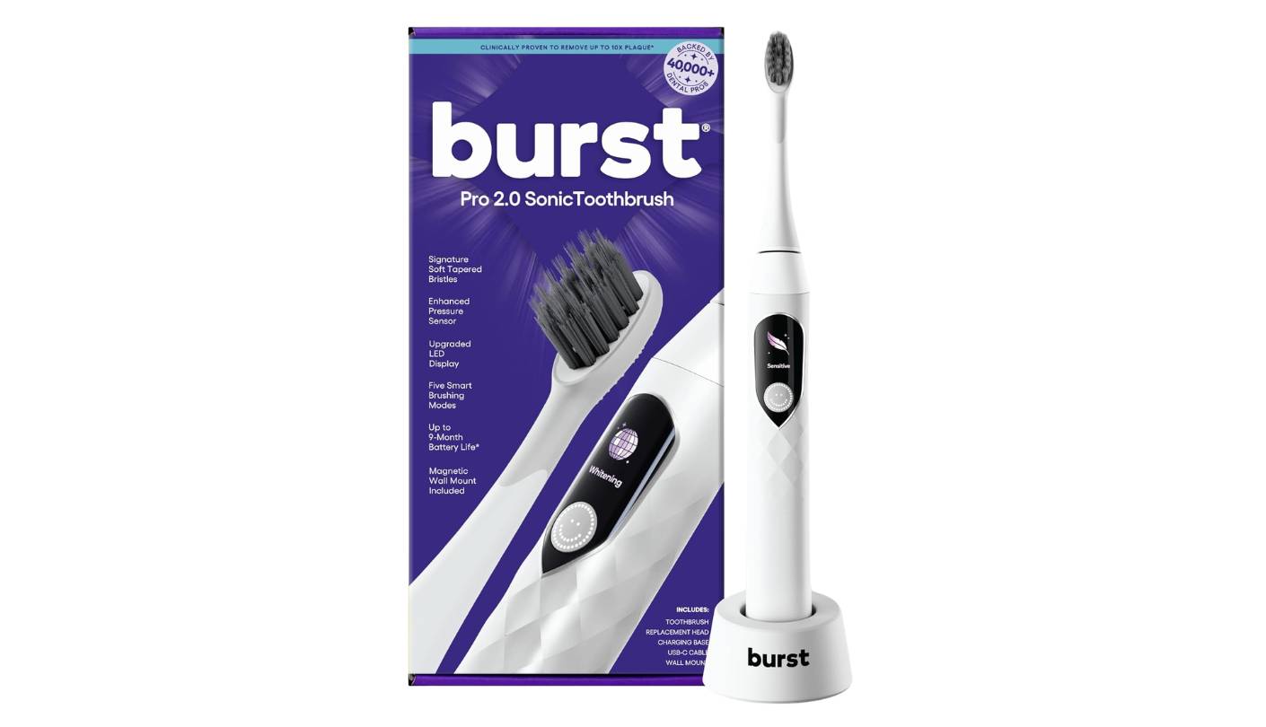 BURST Pro 2.0 Sonic affordable electric toothbrush