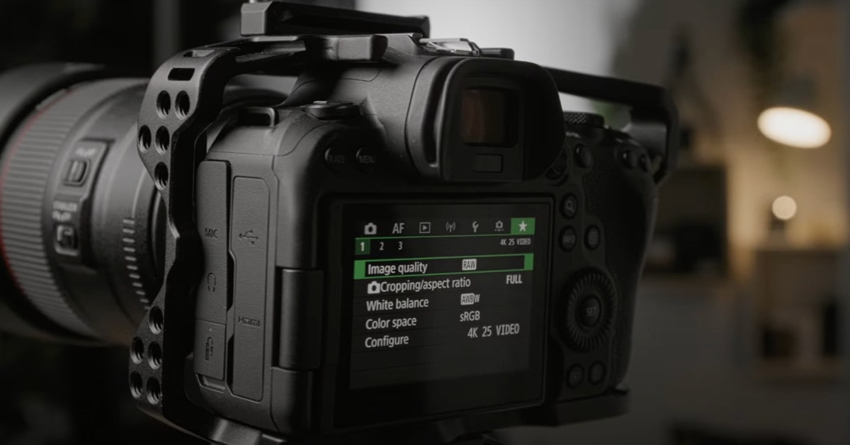 Canon EOS R6 best camera for recording interviews