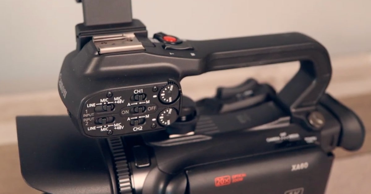 Canon XA60 Caméra 4K pour conditions de faible éclairage