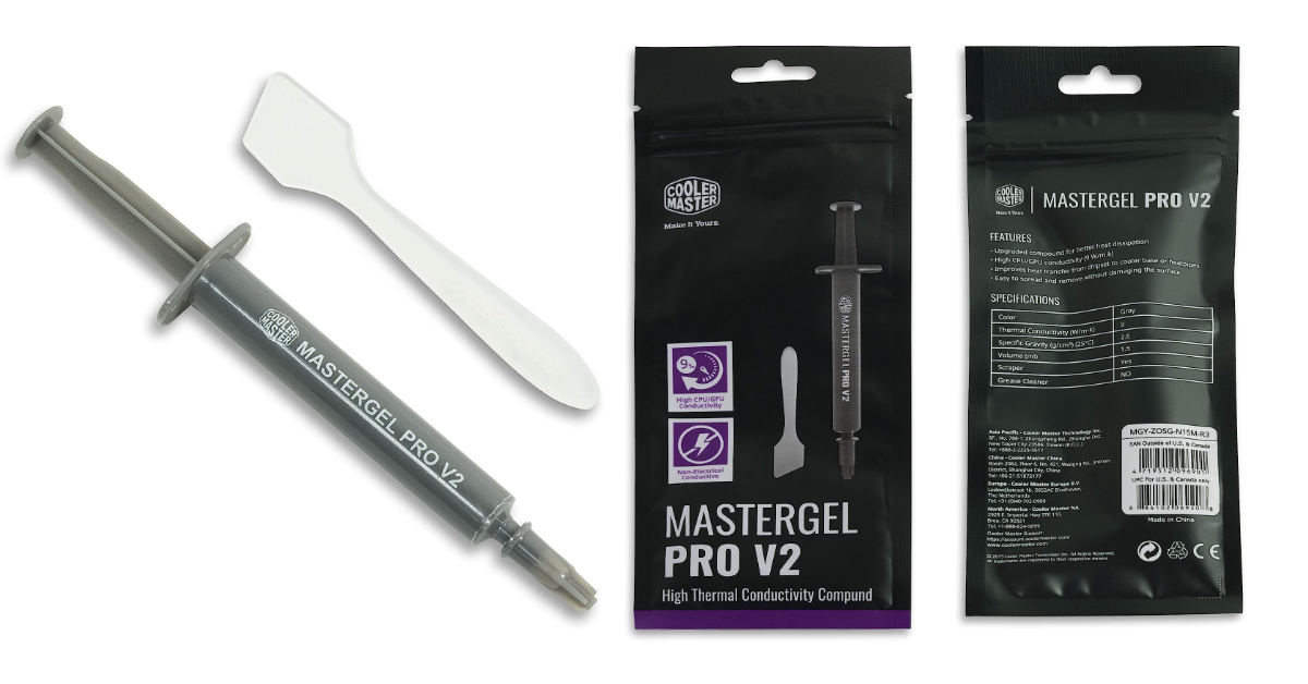 Cooler Master MasterGel Pro V2 thermal paste for laptop