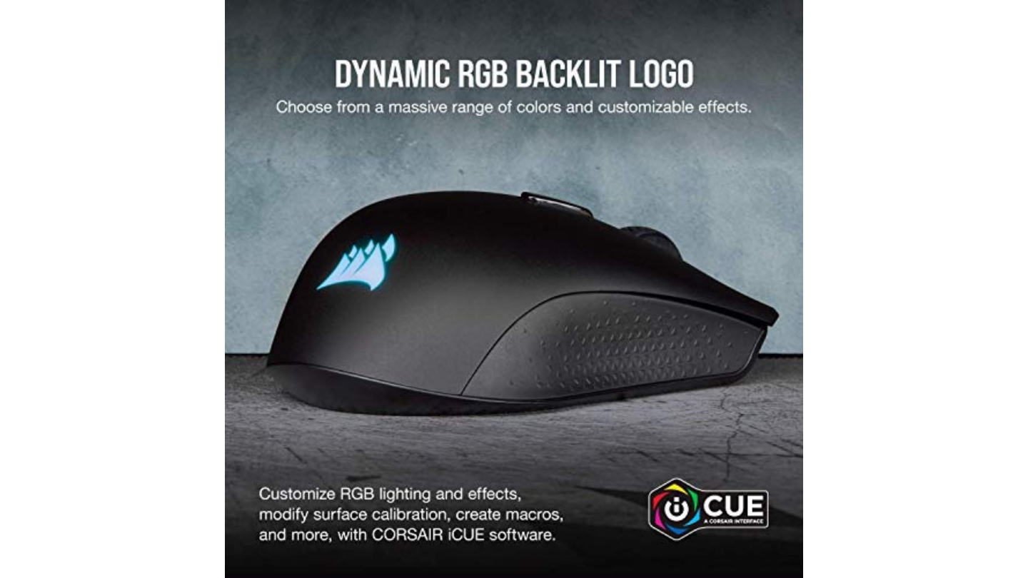 Souris de jeu Corsair Harpoon RGB PRO bon marché à moins de 50