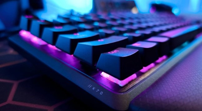 Corsair K70 Pro gaming mechanical keyboard