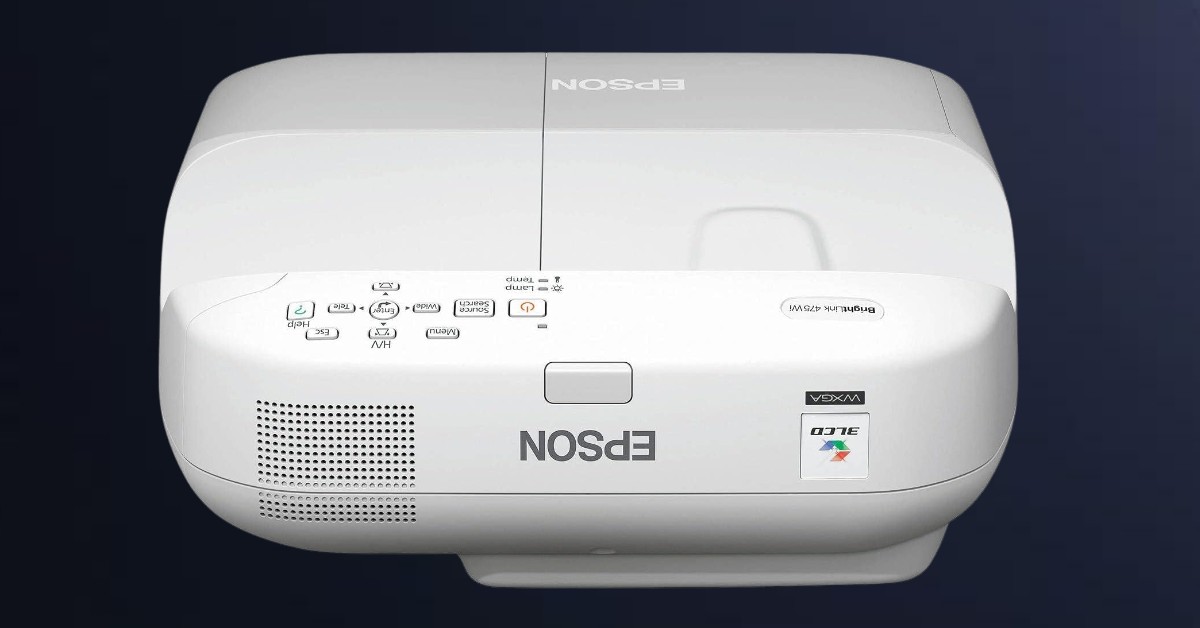Epson BrightLink 475Wi interactive short throw projector