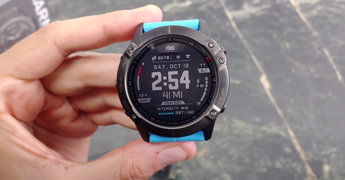 GARMIN FENIX 6X SAPPHIRE MULTISPORT GPS WATCH step counter watch without phone