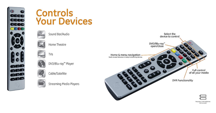 EARTHMA télécommande universelle pour vizio tv
