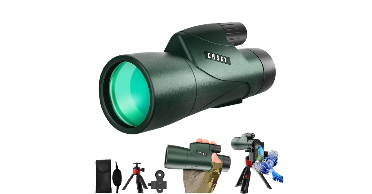 Gosky 12x55  monocular telescope for phone