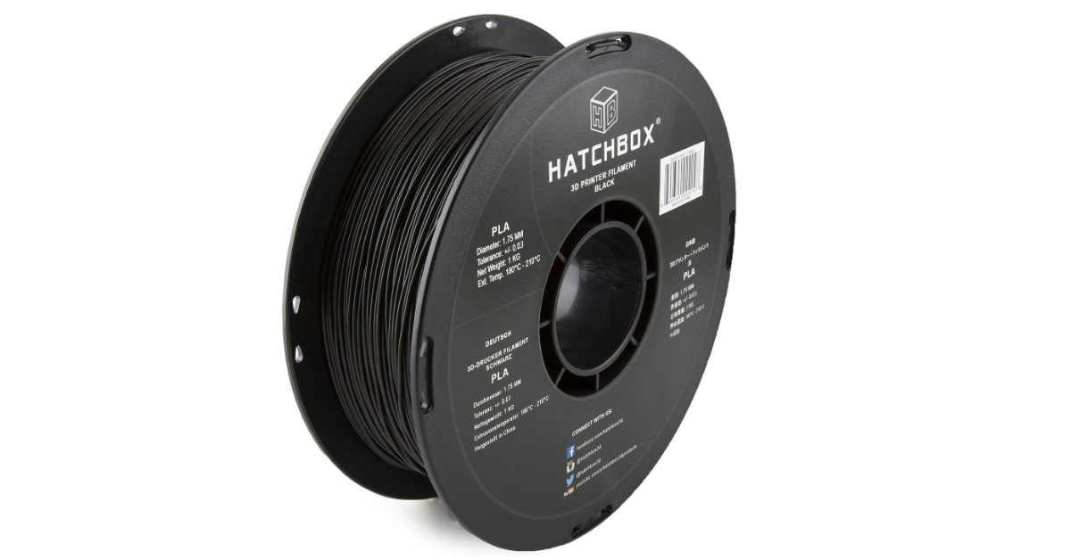 HATCHBOX Black Printer best pla for miniatures