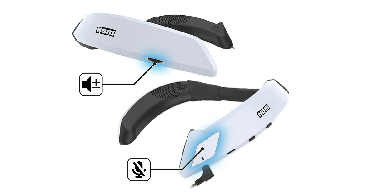 HORI 3D Surround Gaming Neckset gaming speakers for ps5