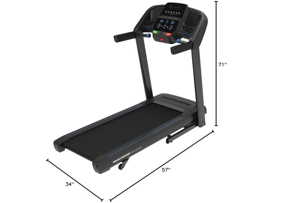 Horizon Fitness T101 home treadmill under 1000