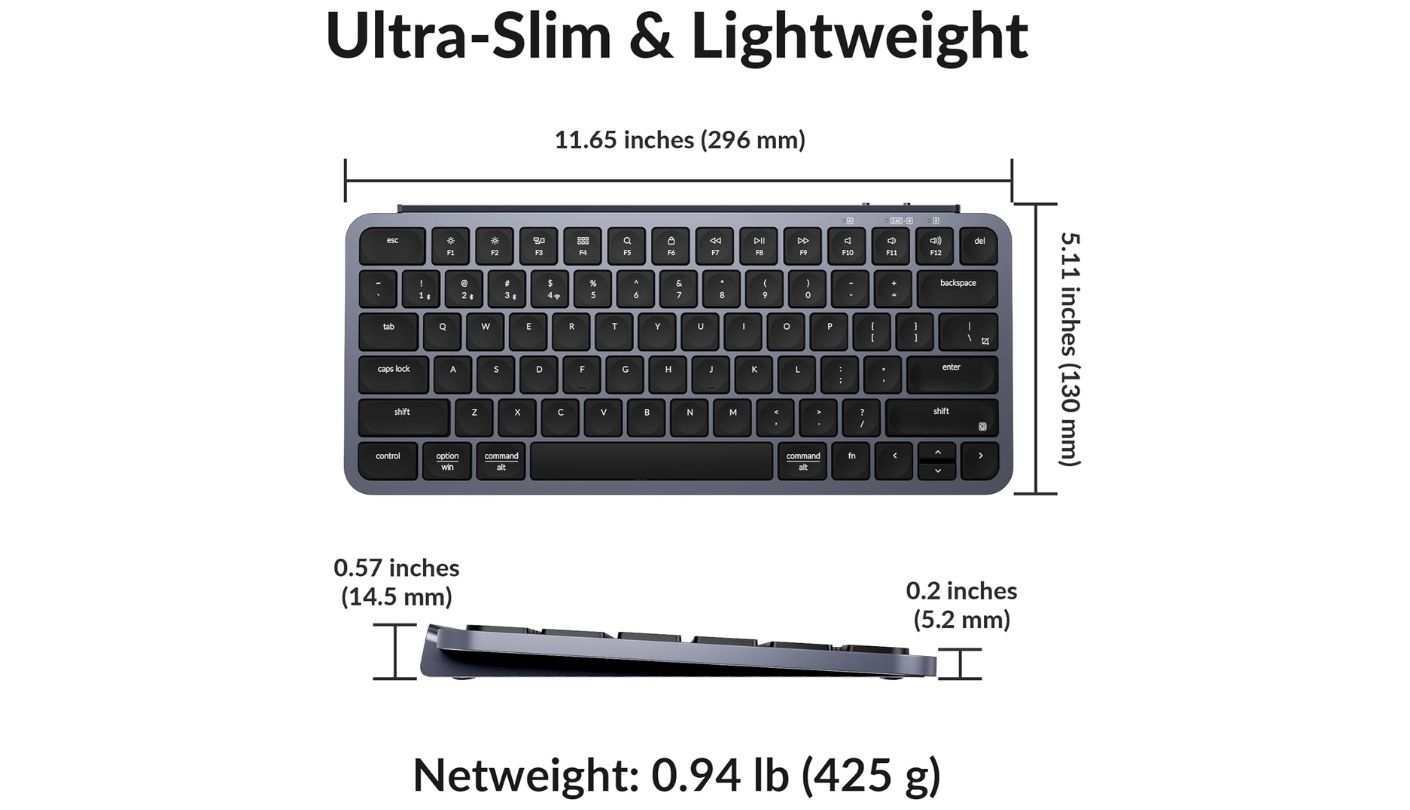 Keychron B1 Pro space saving wireless keyboard