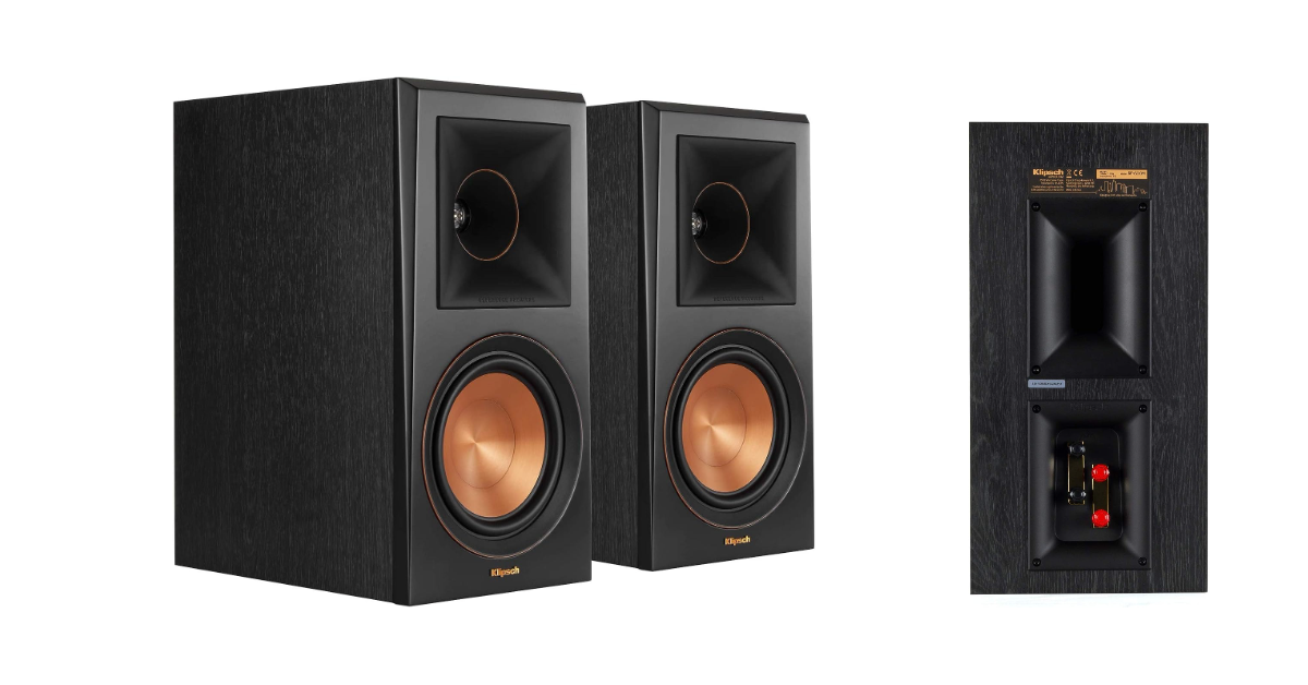 Klipsch RP-600M high sensitivity bookshelf speakers