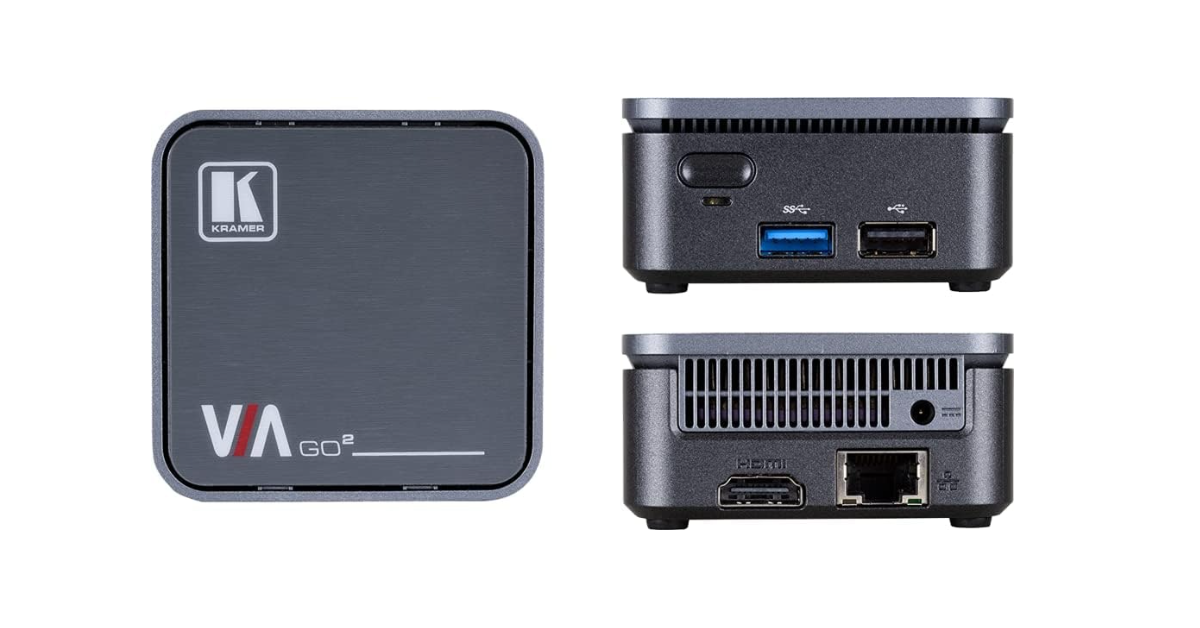 Kramer VIA GO2 conference room presentation systems