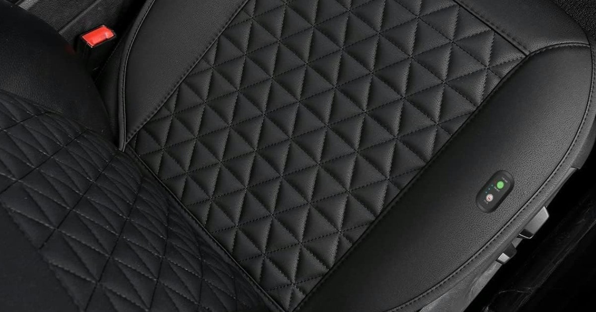LUSRAIT Heated car seat cover