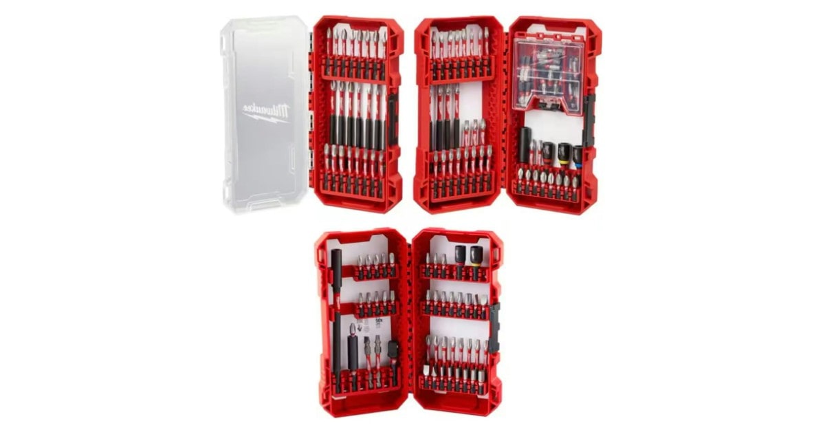 Milwaukee SHOCKWAVE 100-Piece drill bit set