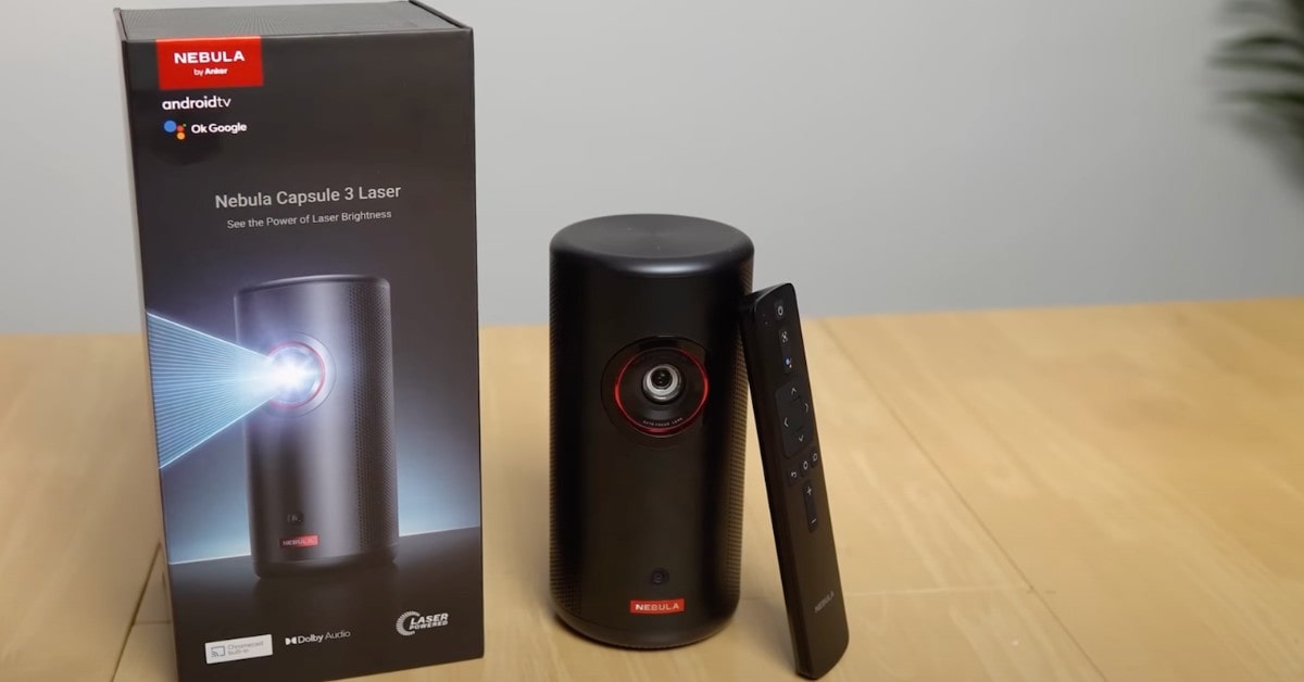 NEBULA by Anker Capsule 3 Projecteur laser portable pour le voyage