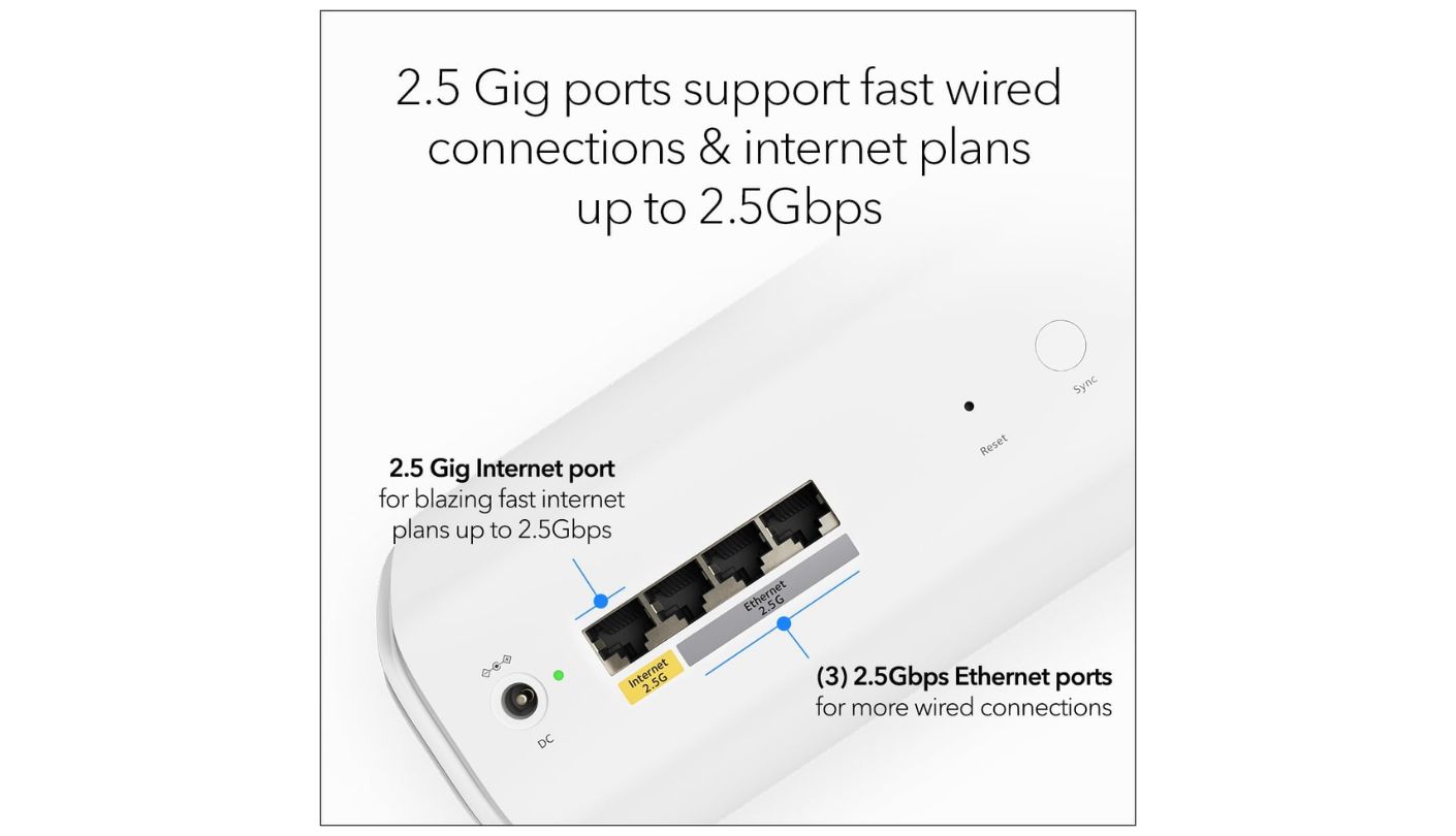 NETGEAR Orbi 770 RBE773 wifi router for home security cameras