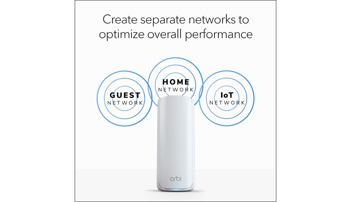 NETGEAR Orbi 770 Series RBE773 wifi system for concrete walls