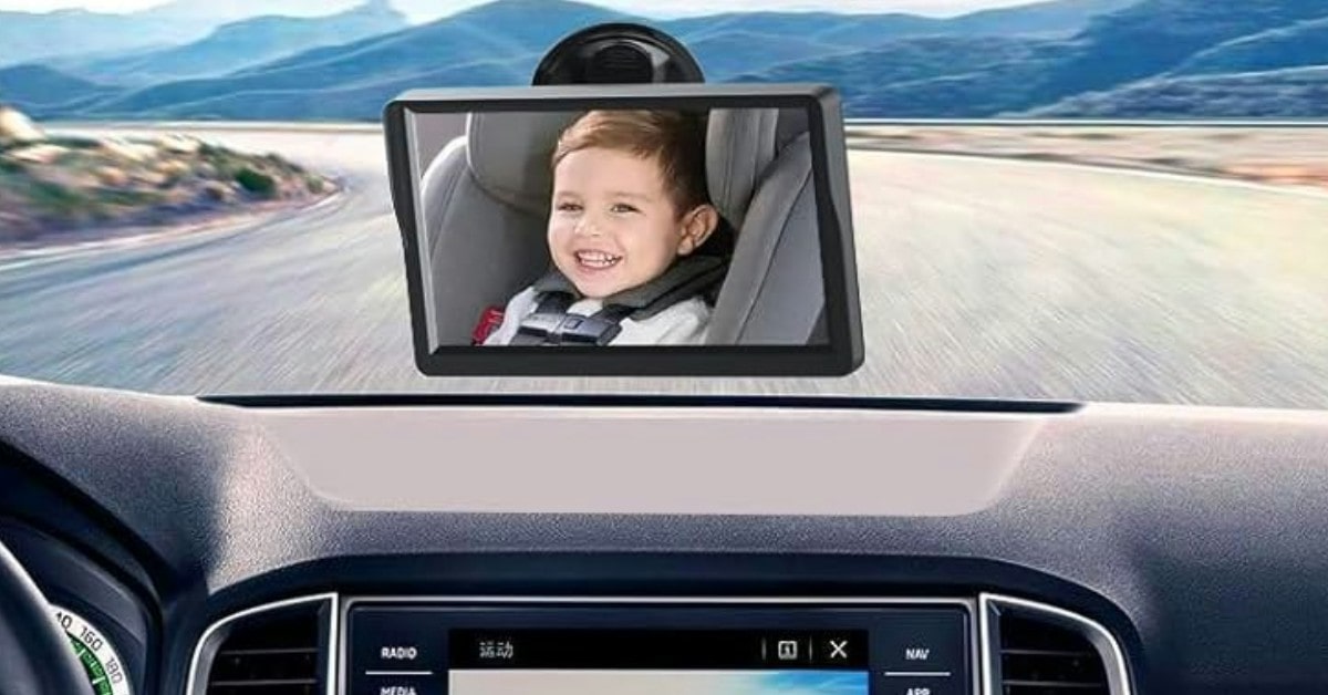 NewHail Rétroviseur caméra bébé voiture