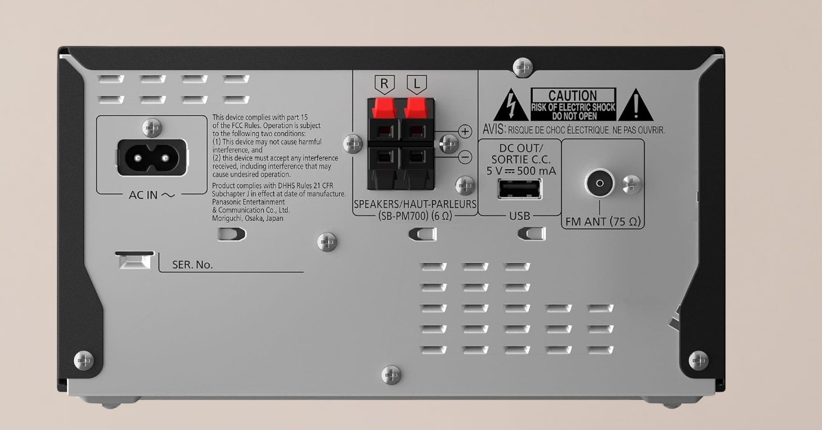 Panasonic SC-PM700 small home stereo system