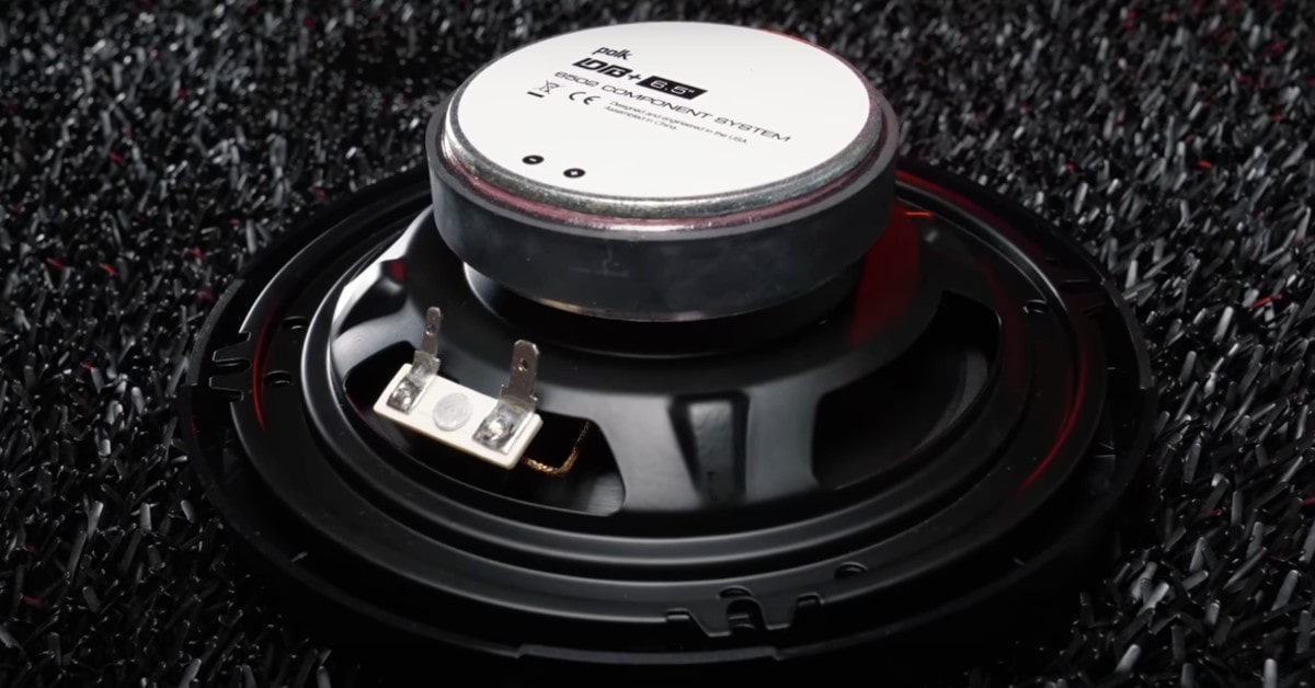 Polk DB652 6.5 car speakers for bass