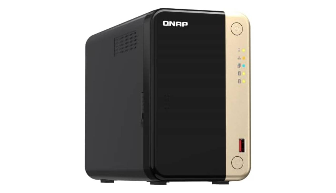 QNAP TS-264-8G NAS device for Plex streaming
