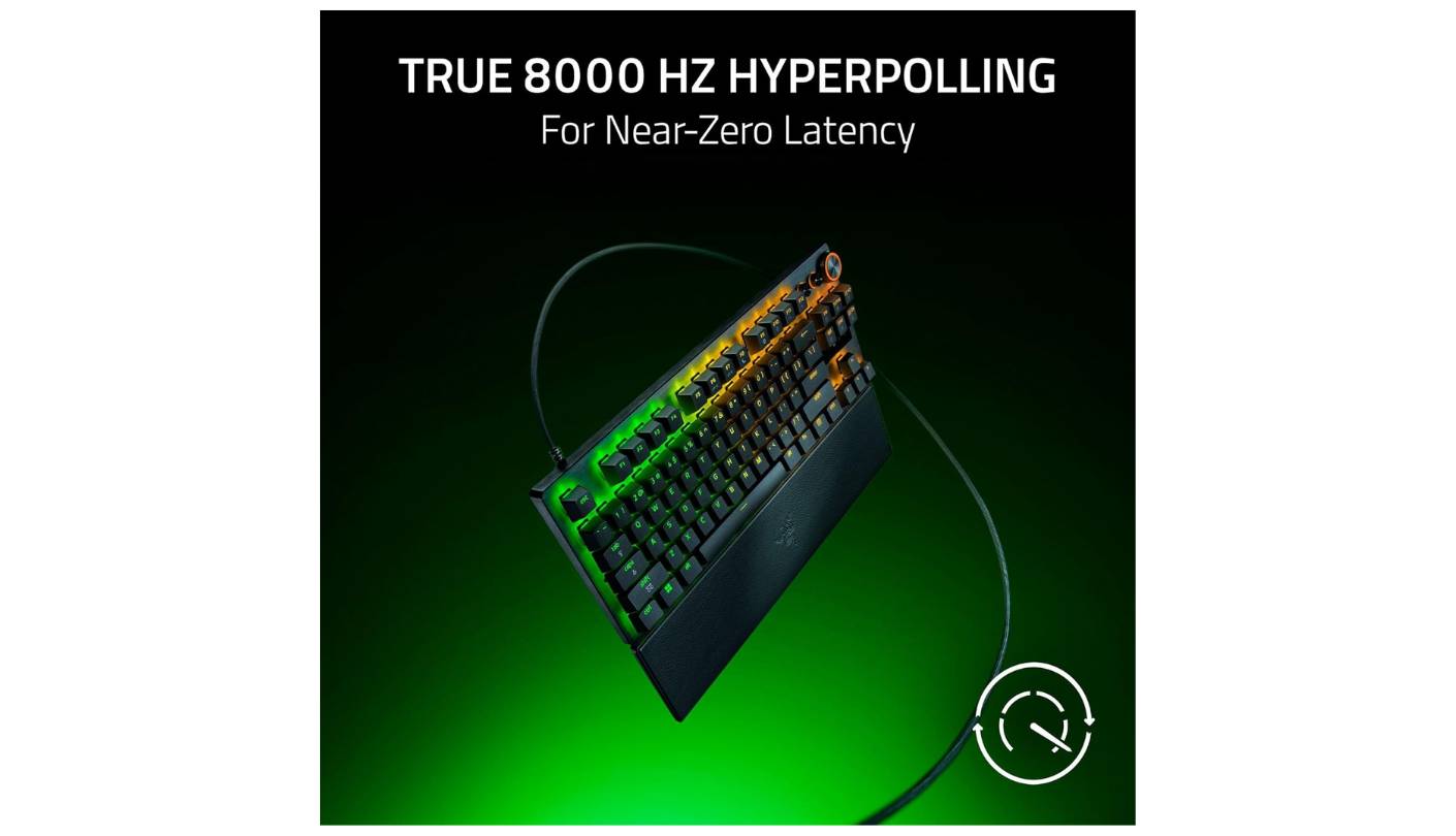 Razer Huntsman V3 Pro TKL 8KHz fast mechanical keyboard for FPS