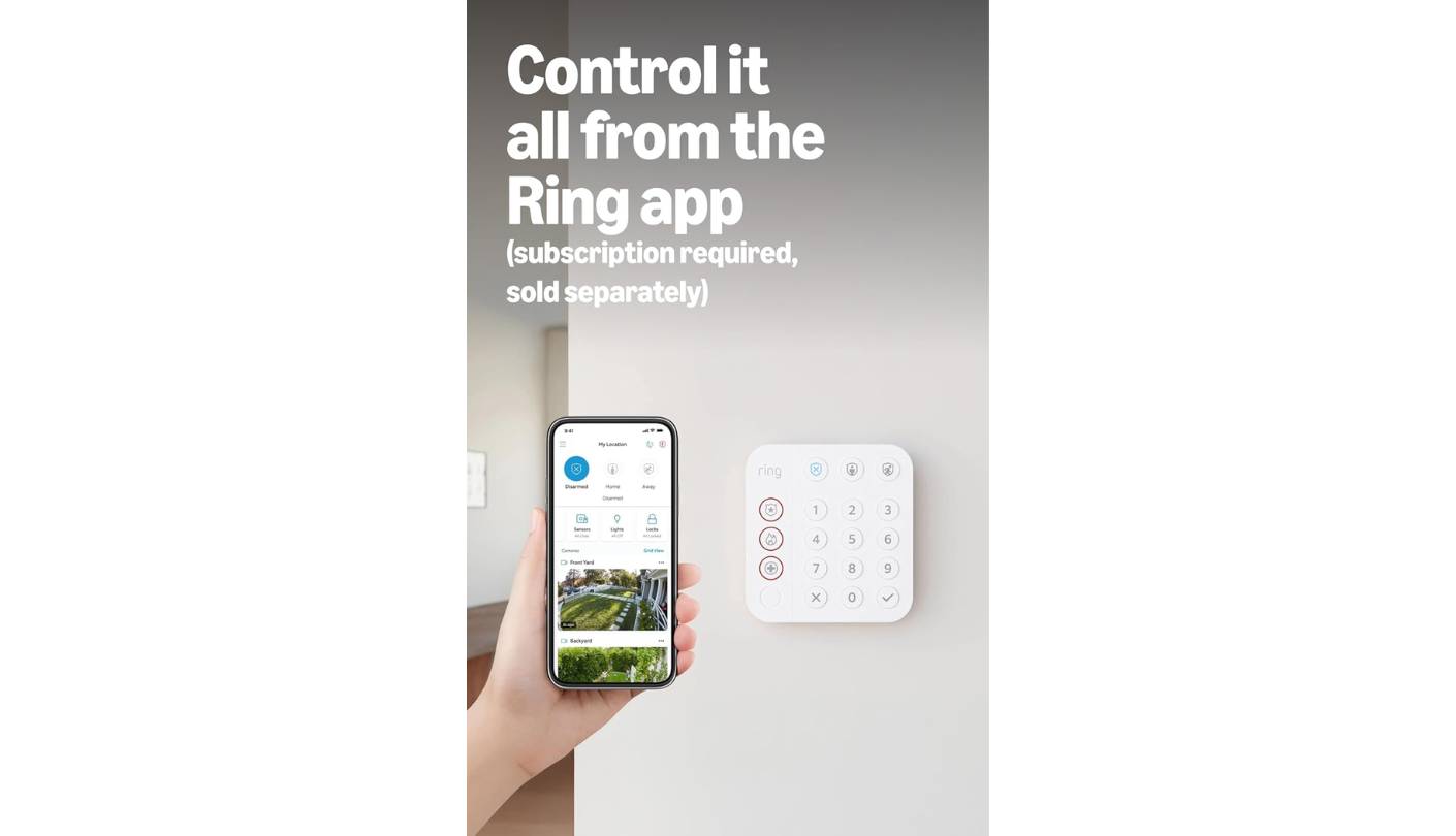 Ring Alarm 8-Piece affordable smart home setup